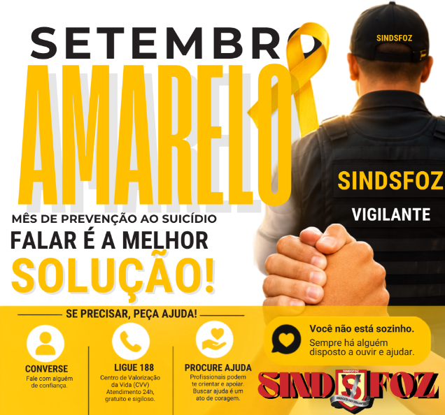 SETEMBRO AMARELO: SUA VIDA IMPORTA  Falar, ouvir e pedir ajuda também são formas de cuidar.